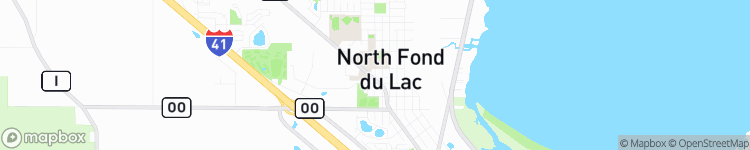 North Fond du Lac - map