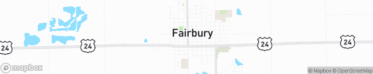 Fairbury - map