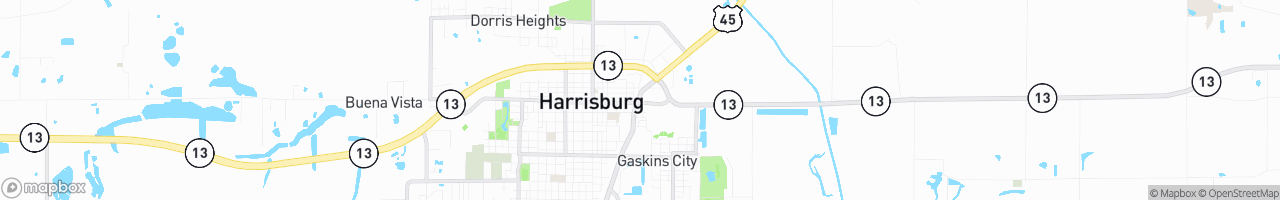 Mach 1 Harrisburg - map
