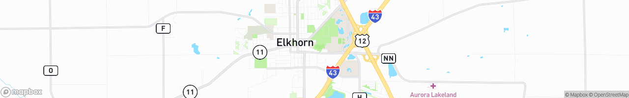 Elkhorn - map