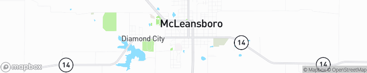 McLeansboro - map