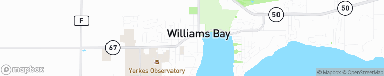 Williams Bay - map
