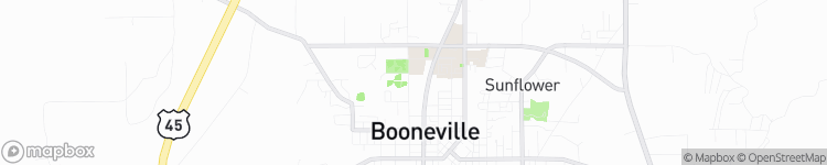 Booneville - map