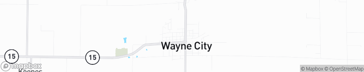 Wayne City - map