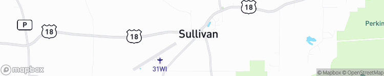 Sullivan - map