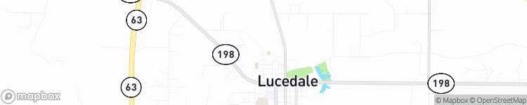 Lucedale - map