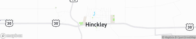 Hinckley - map