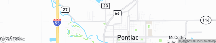 Pontiac - map