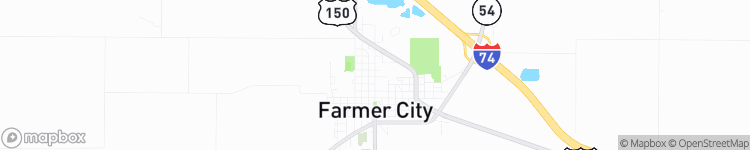 Farmer City - map