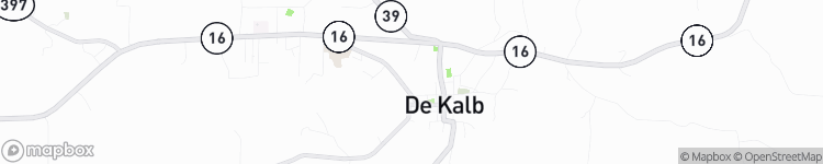 De Kalb - map