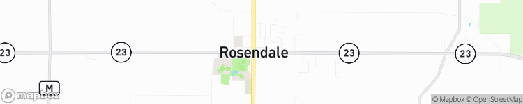 Rosendale - map