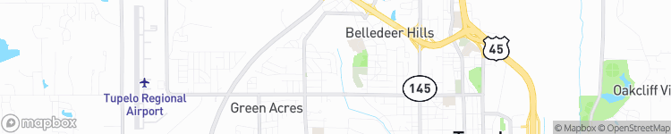 Tupelo - map