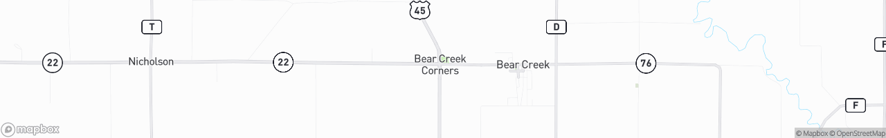 Bear Creek Citgo - map