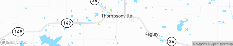 Thompsonville - map