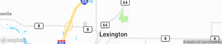 Lexington - map