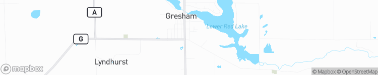 Gresham - map