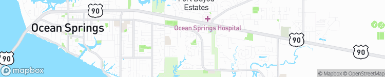 Ocean Springs - map