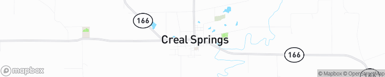 Creal Springs - map