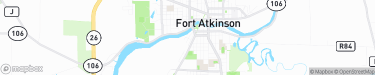 Fort Atkinson - map