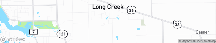 Long Creek - map