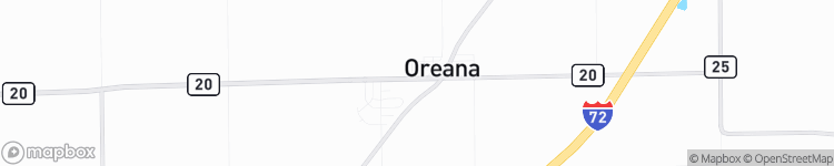 Oreana - map