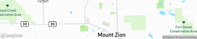 Mount Zion - map