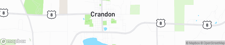 Crandon - map