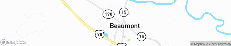 Beaumont - map
