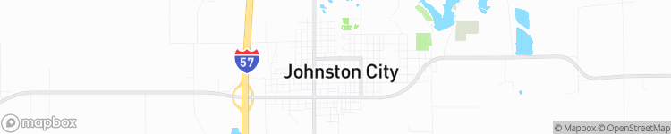 Johnston City - map