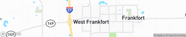 West Frankfort - map