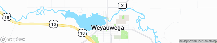 Weyauwega - map