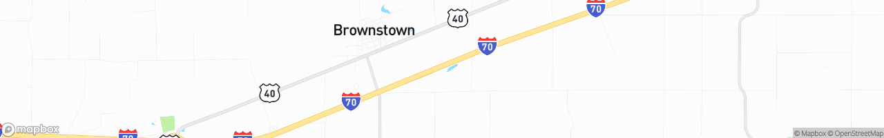 Weigh Station Brownstown EB - map