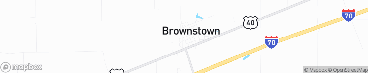Brownstown - map
