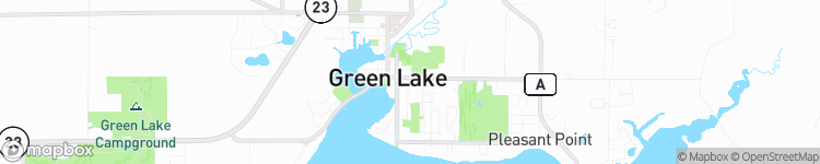 Green Lake - map