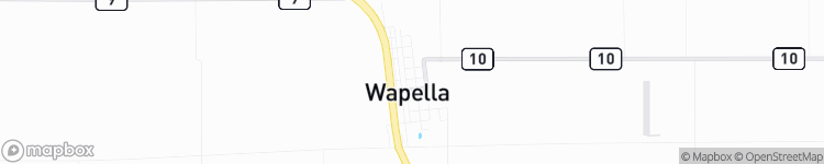 Wapella - map