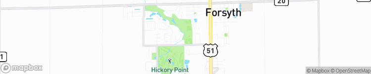 Forsyth - map