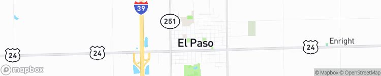 El Paso - map