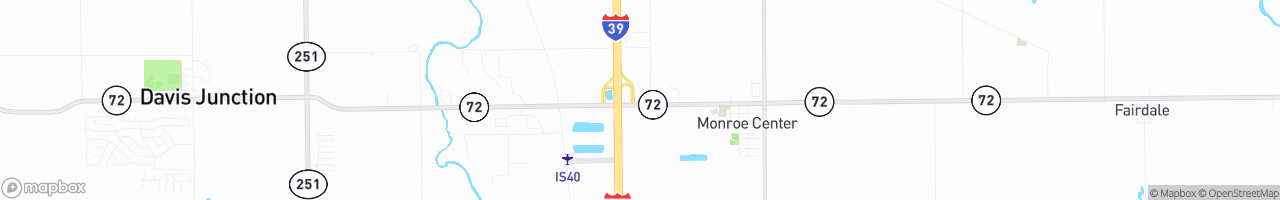 Monroe Center Oasis - map
