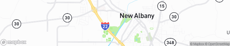 New Albany - map