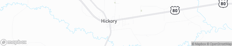 Hickory - map