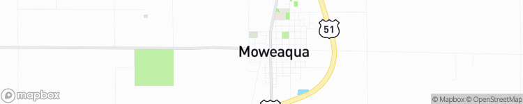 Moweaqua - map