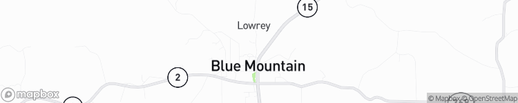 Blue Mountain - map