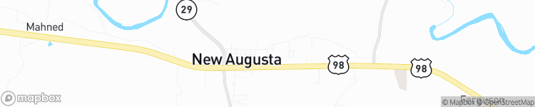 New Augusta - map