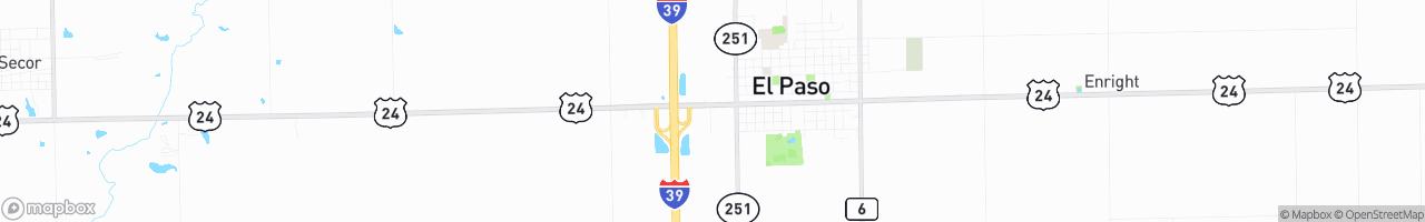 El Paso Thrifty Mart - map