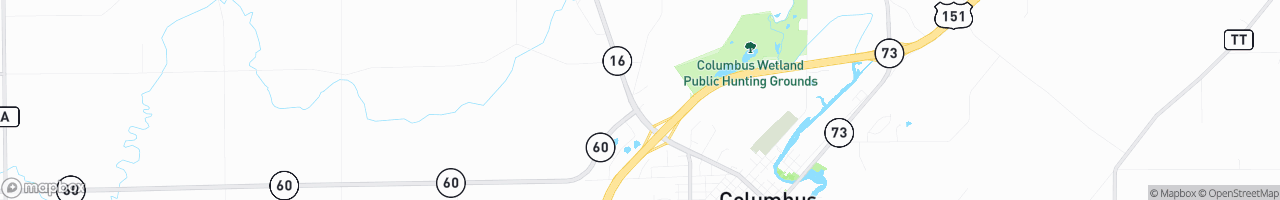 Columbus West Travel Center! - map