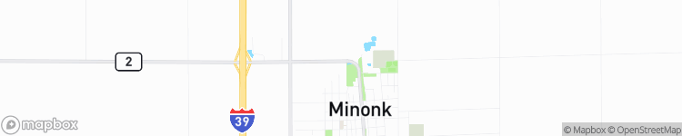 Minonk - map
