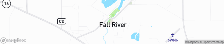 Fall River - map