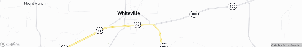 Whiteville Amoco - map