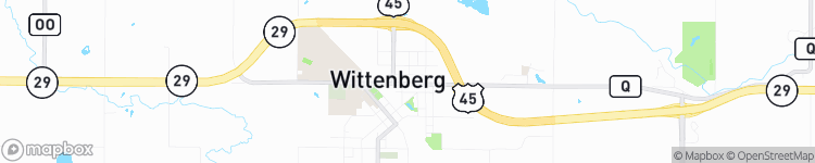 Wittenberg - map