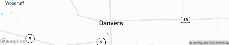 Danvers - map